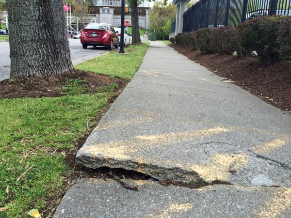 Cement Sidewalk Repair in Smyrna